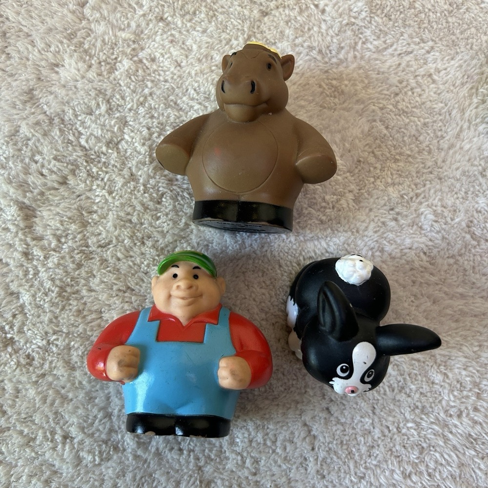 Fisher-Price Little People 10 Figures Vintage 90s 2014 John Deer Zoo Olympics - Picture 6 of 15